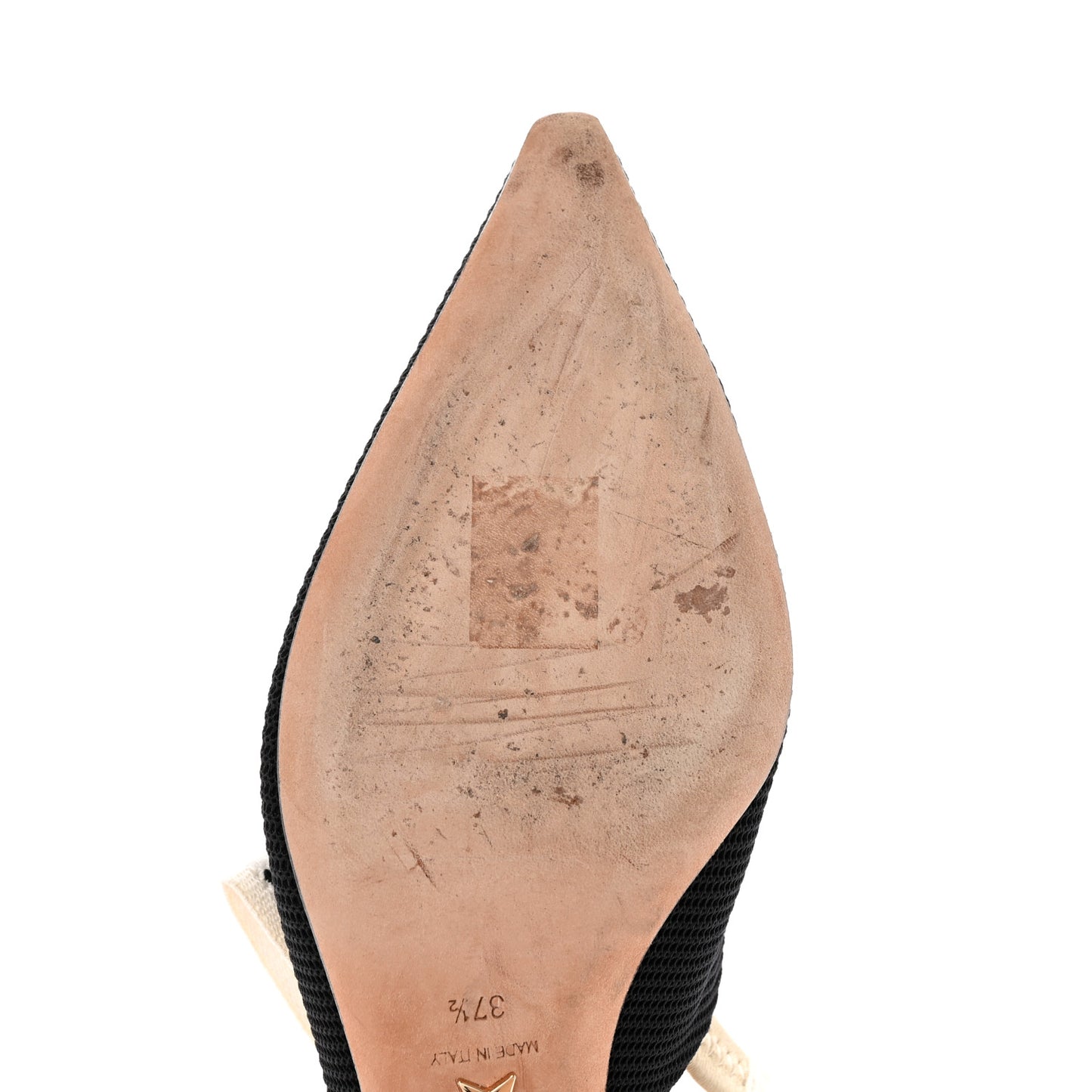 Technical Canvas Ribbon J Adior Slingback 65mm Pumps 37.5 Black