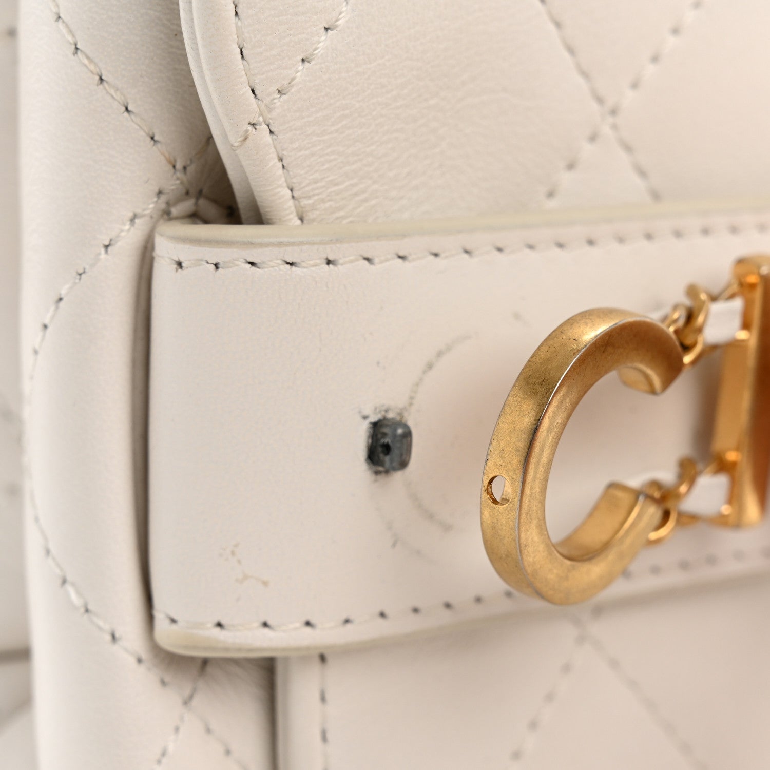 Chanel Calfskin Quilted Small Enchained Flap White 12 of 12