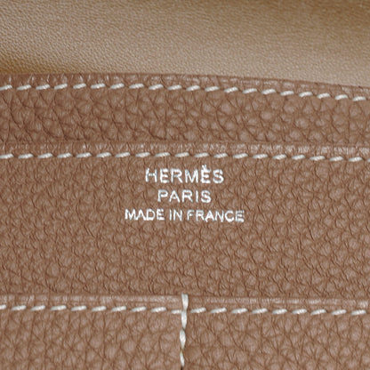 Hermes Togo Dogon Combined Wallet Etoupe 7 of 9
