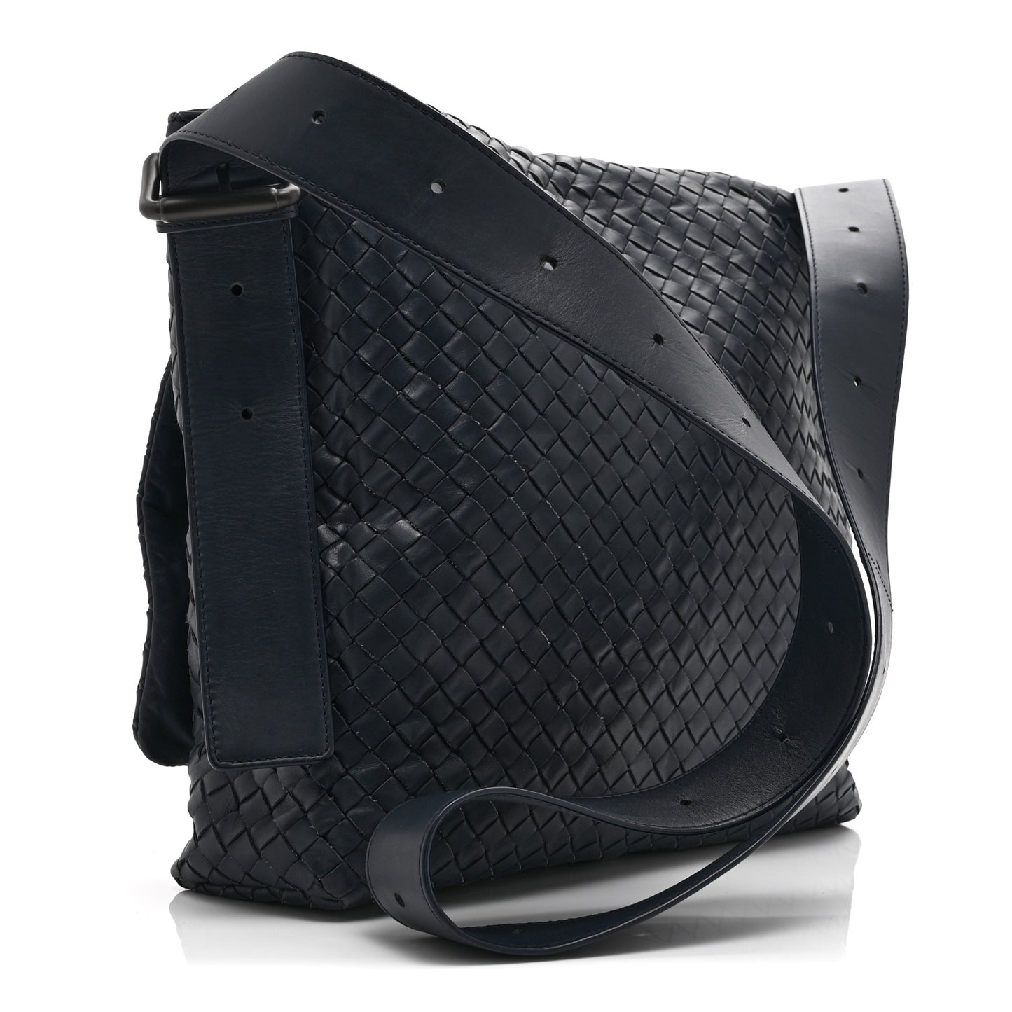 Nappa Intrecciato Messenger Bag Tourmaline