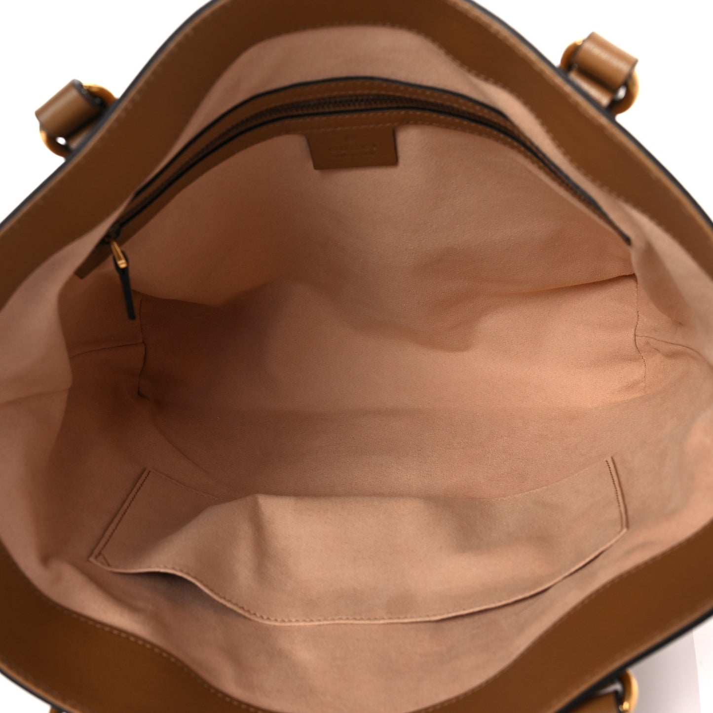 New Sakai Calfskin Lux Web Small Dahlia Tote Quartz Beige