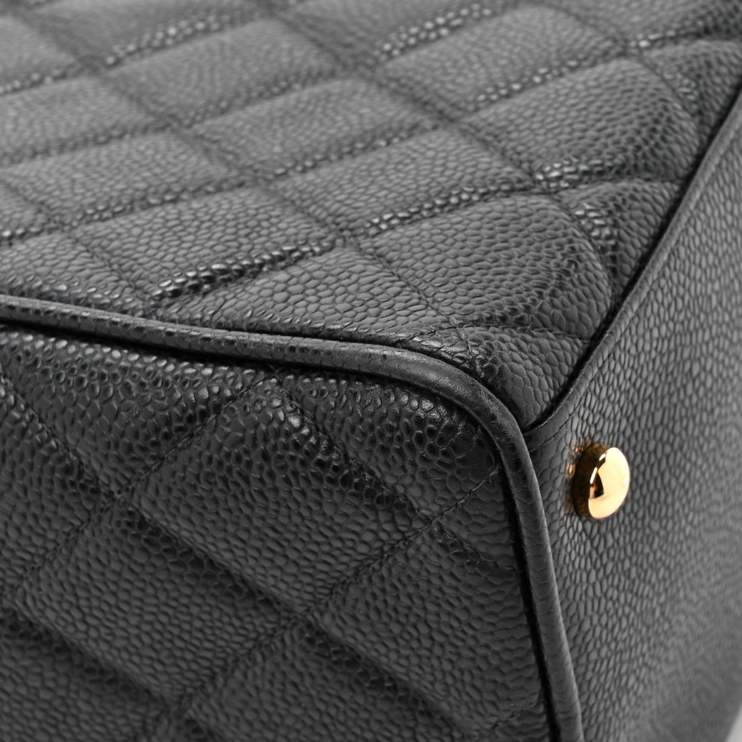 Chanel Caviar Quilted Large Bowler Black 11 of 12