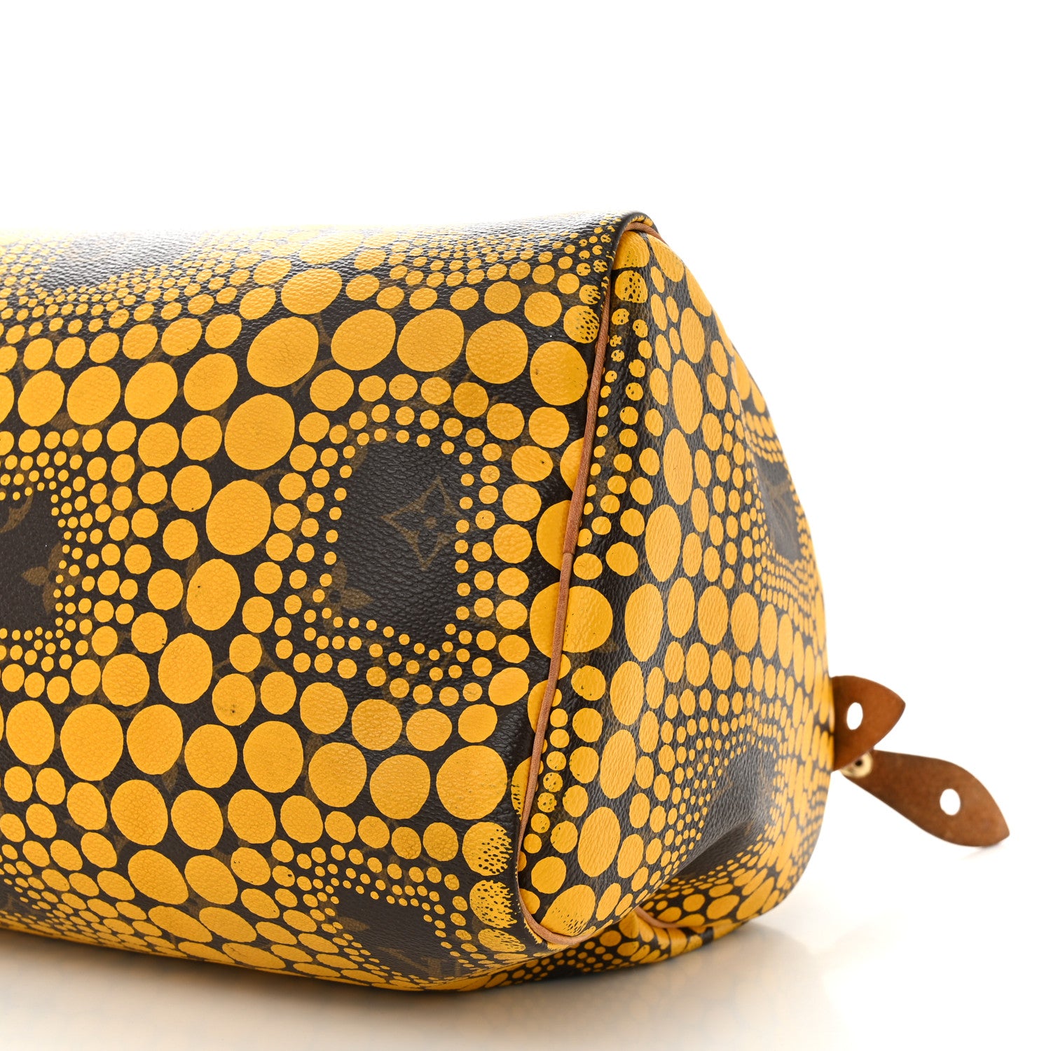 Louis Vuitton Monogram Kusama Town Speedy 30 Yellow 10 of 14
