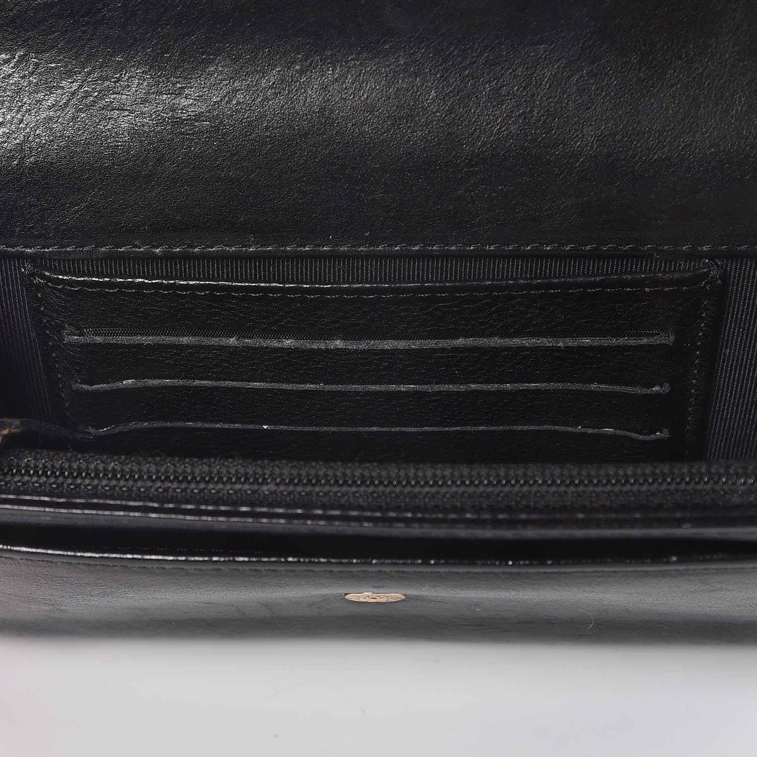 Chanel Calfskin CC Flap Wallet Black 8 of 14