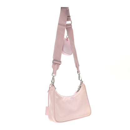 Prada Nylon Re-Edition 2005 Shoulder Bag Alabastro 2 of 11