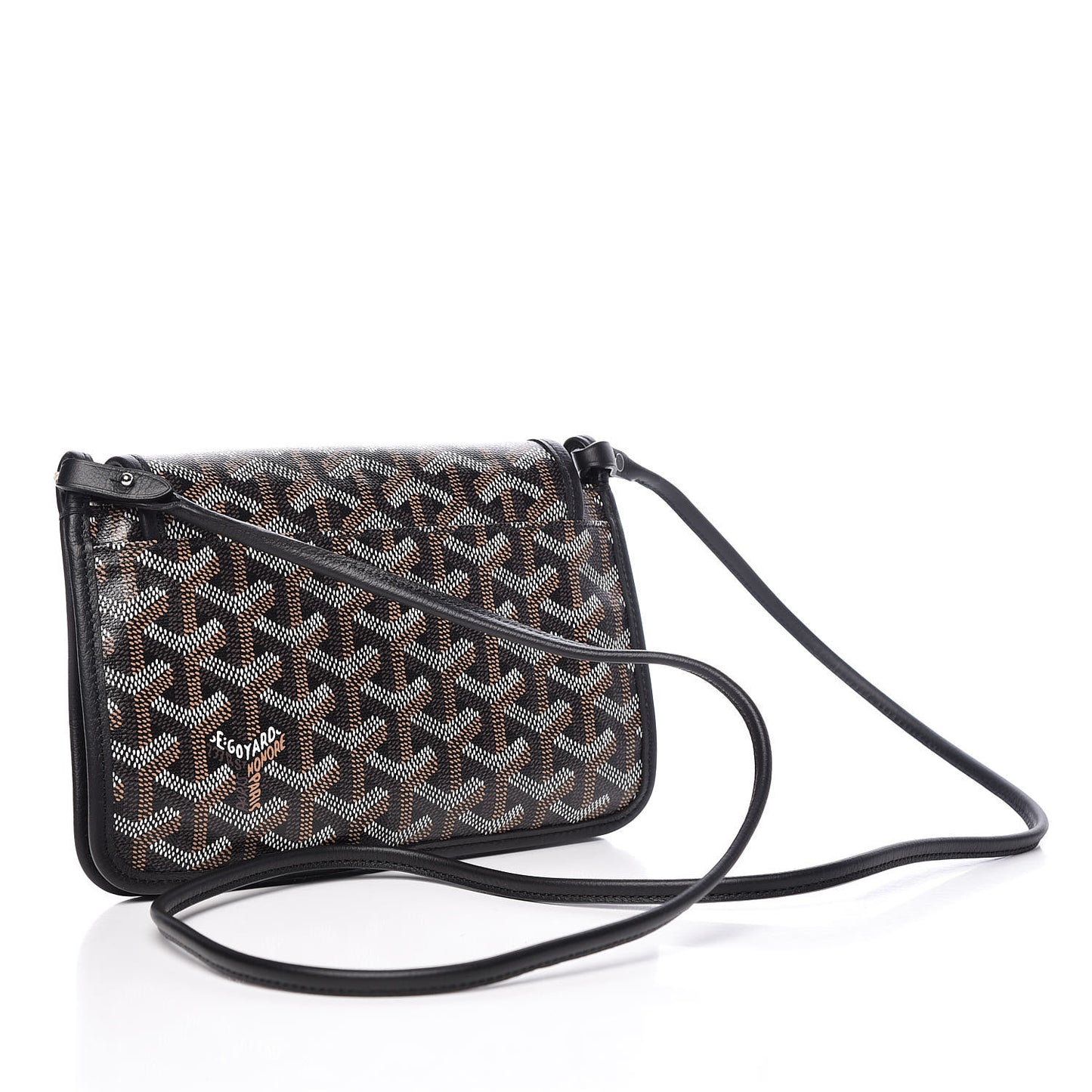 Goyardine Plumet Wallet Clutch Black