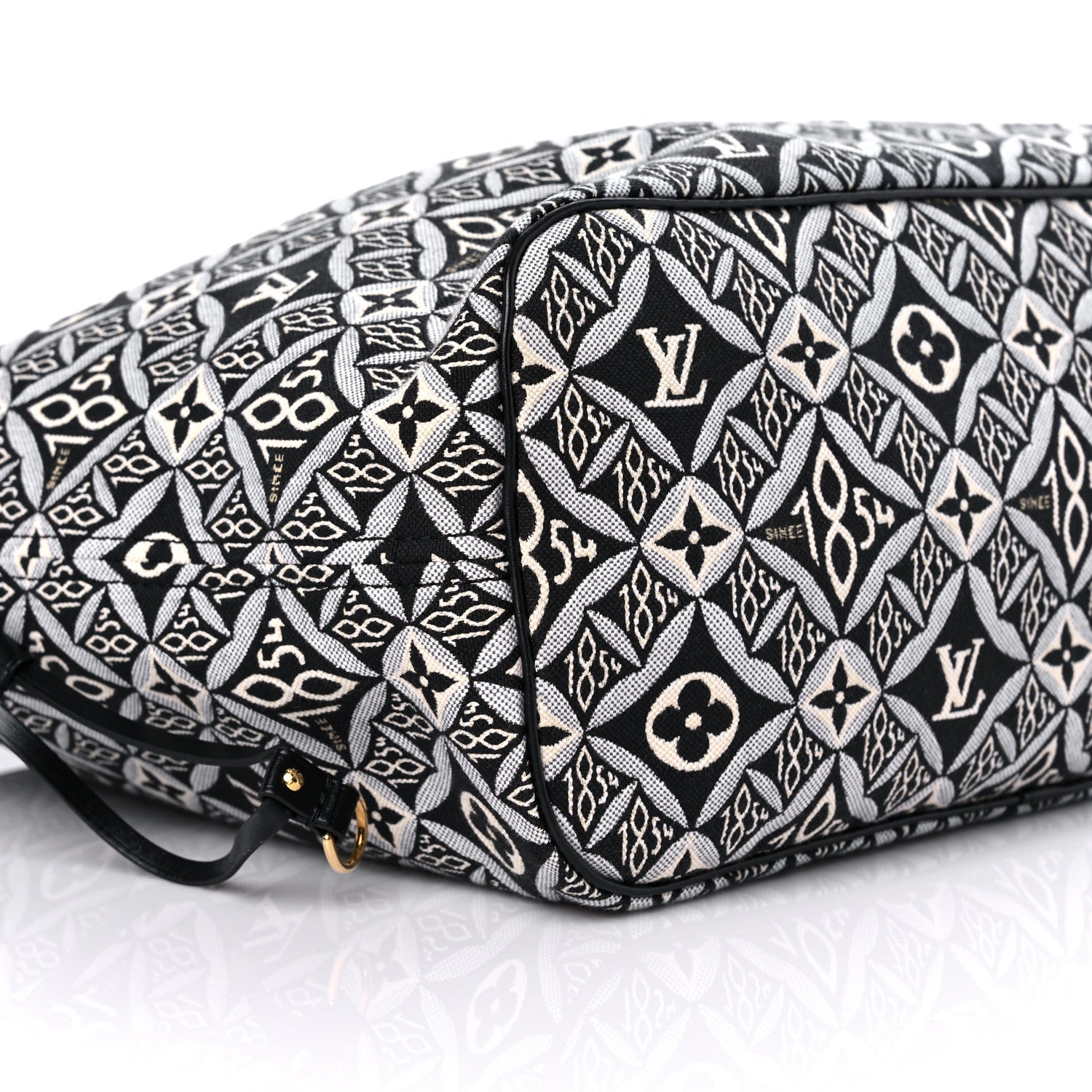 Louis Vuitton Jacquard Since 1854 Neverfull MM Grey 9 of 13