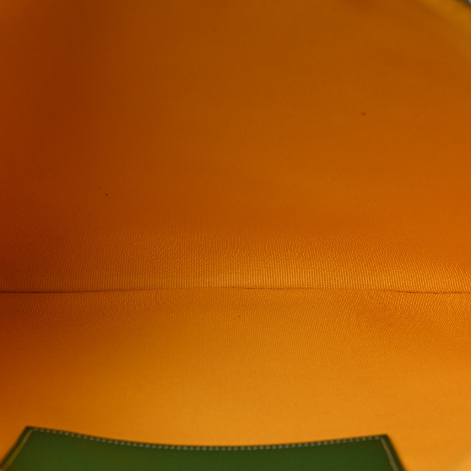 Goyard Goyardine Senat Pochette MM Green 5 of 8