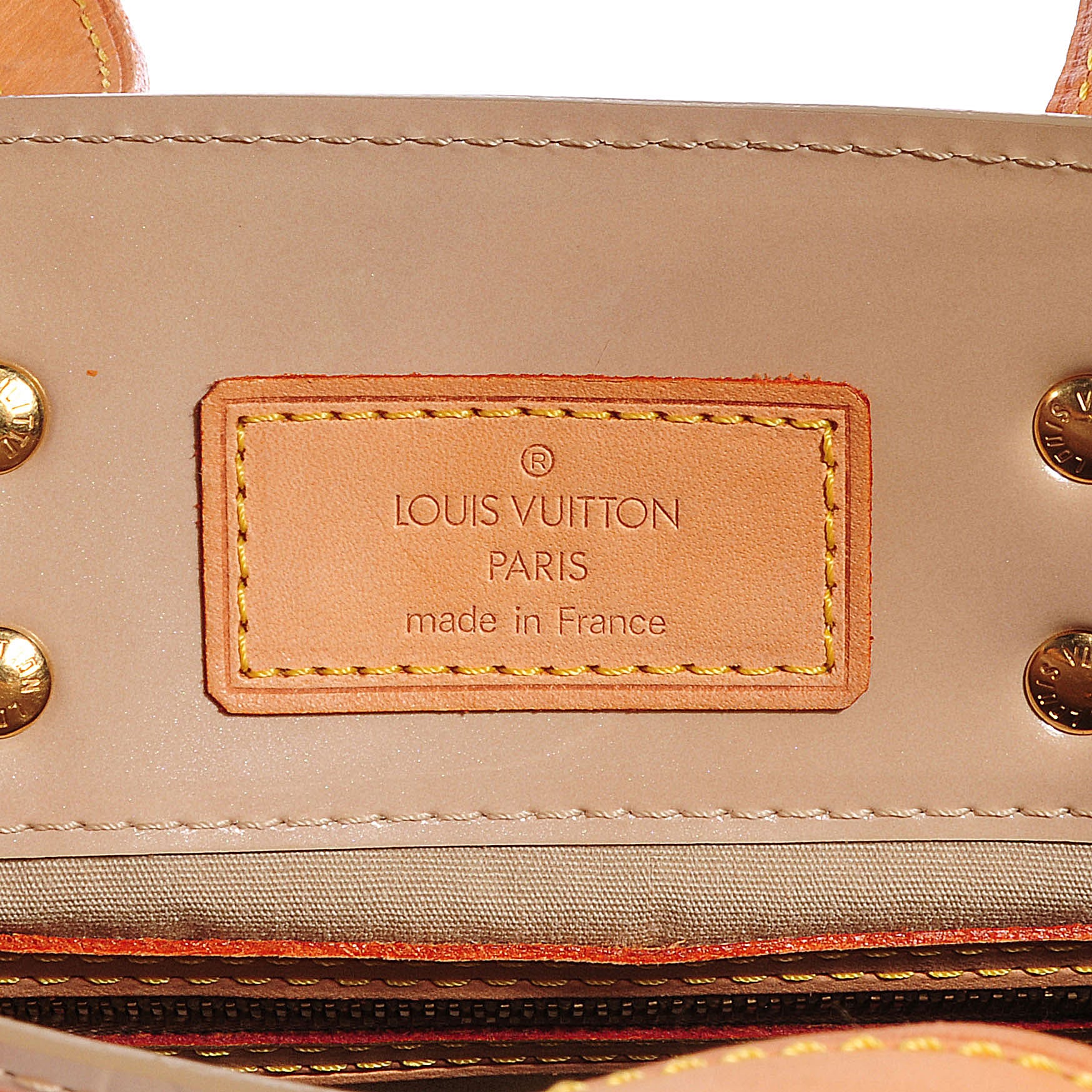 Louis Vuitton Vernis Reade PM Beige 6 of 7