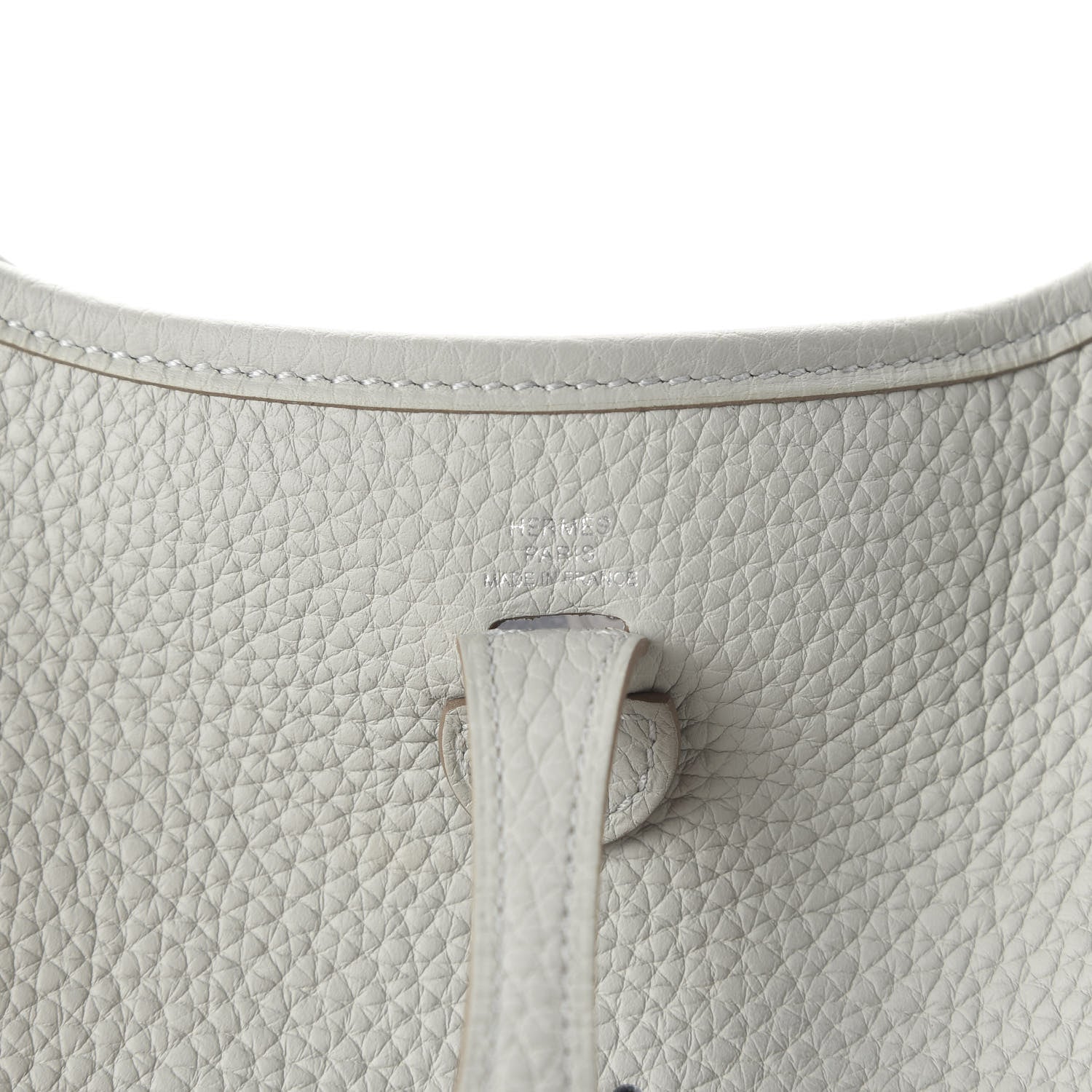 Hermes Taurillon Clemence Amazone Evelyne TPM Gris Perle Etain 8 of 10