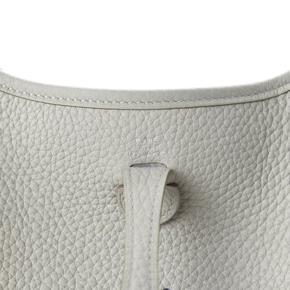 Hermes Taurillon Clemence Amazone Evelyne TPM Gris Perle Etain 8 of 10