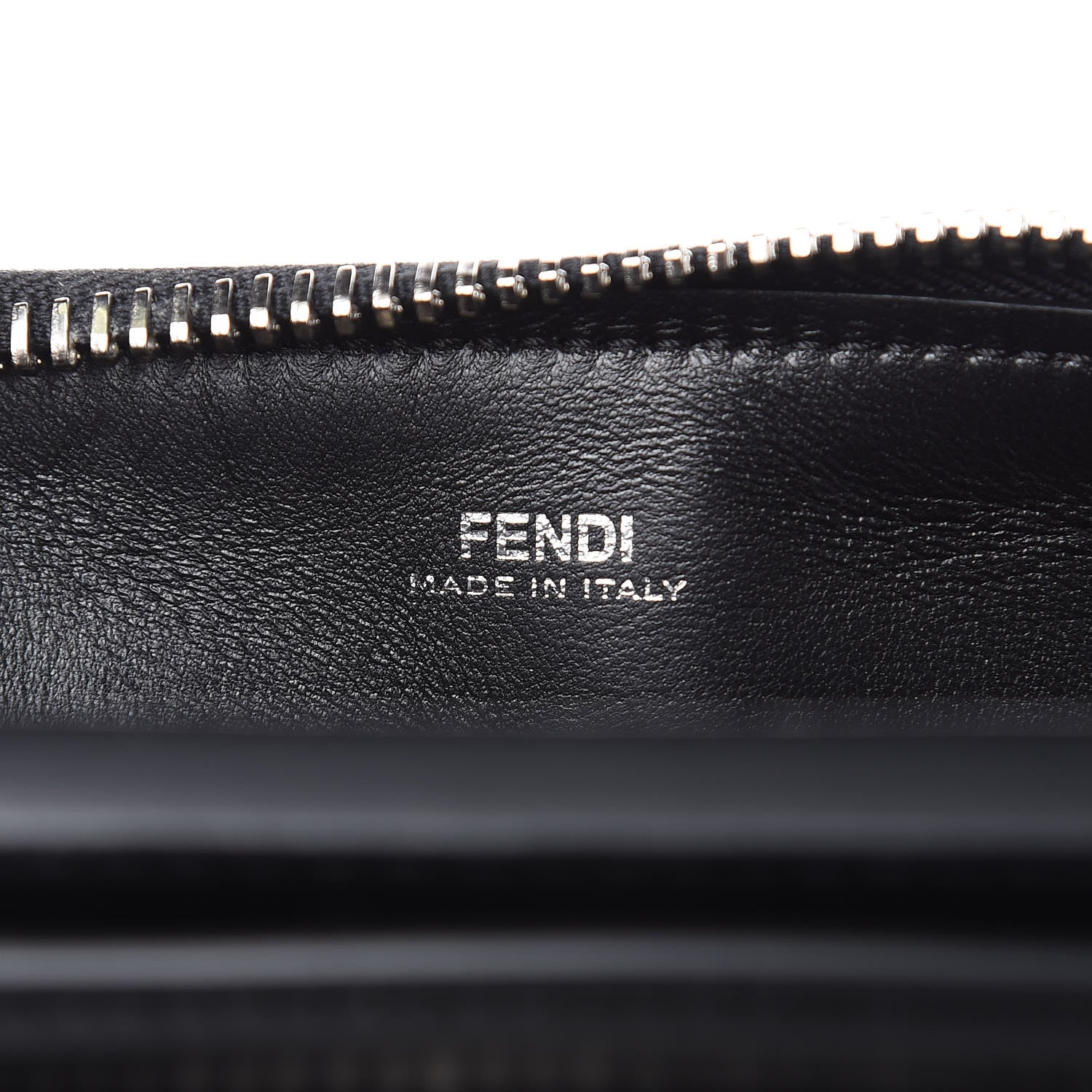 Fendi Shiny Nappa Trapuntata Small DotCom Click Chain Satchel Black 6 of 12