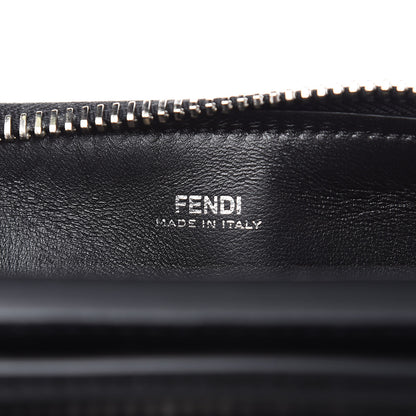 Fendi Shiny Nappa Trapuntata Small DotCom Click Chain Satchel Black 6 of 12