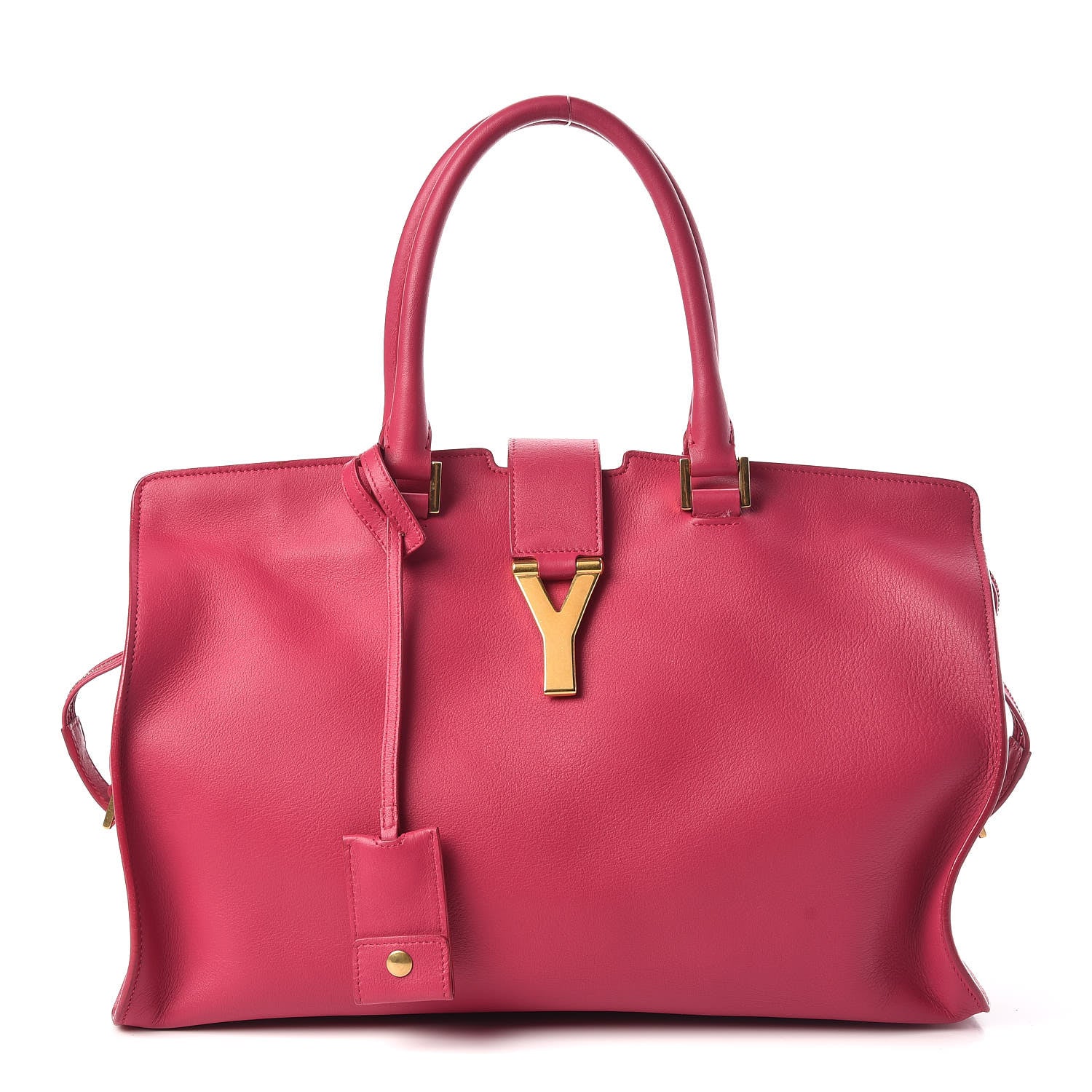 Saint Laurent Calfskin Medium Classic Y Cabas Fuchsia 1 of 9