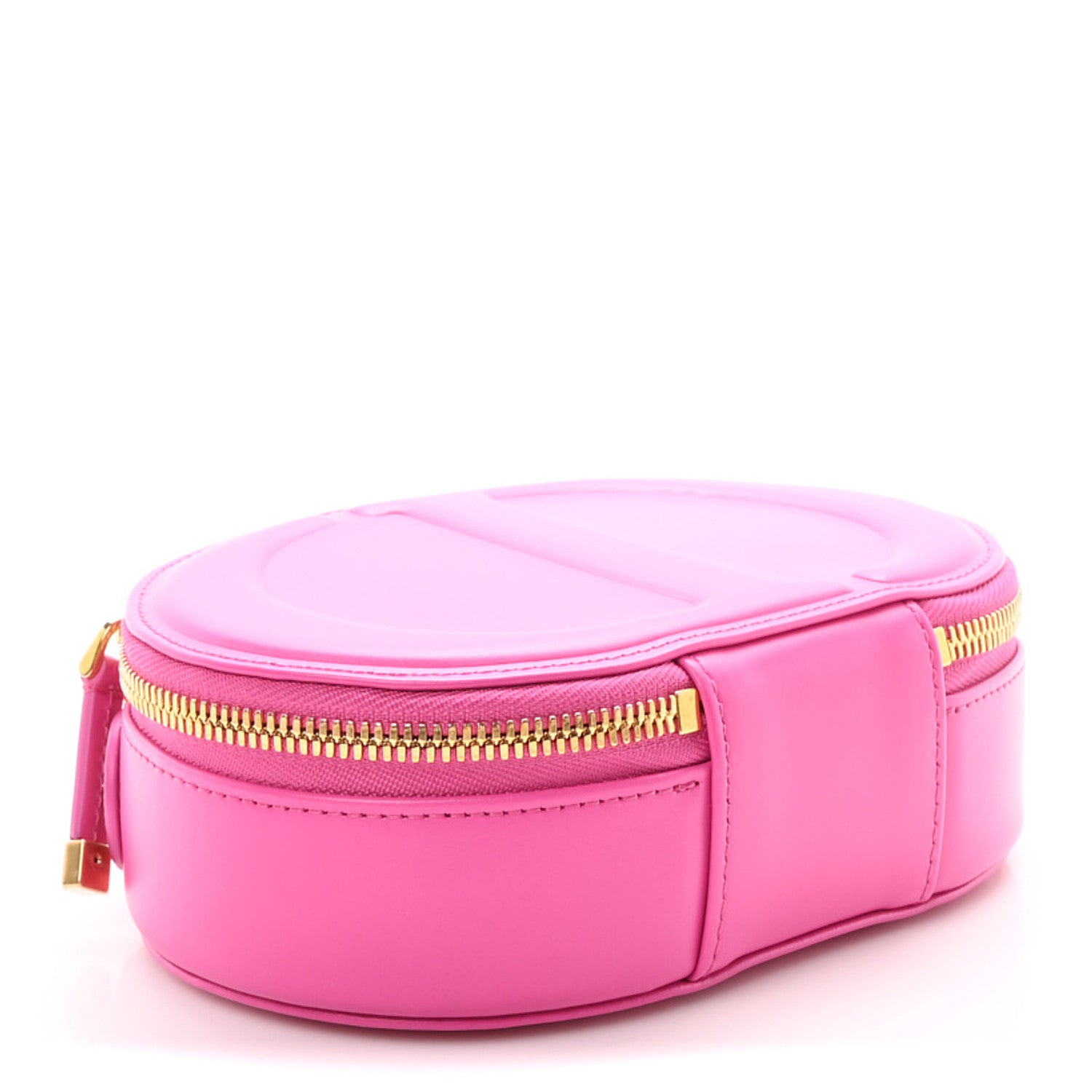 Christian Dior Calfskin CD Signature Oval Crossbody Camera Bag Rani Pink 4 of 11