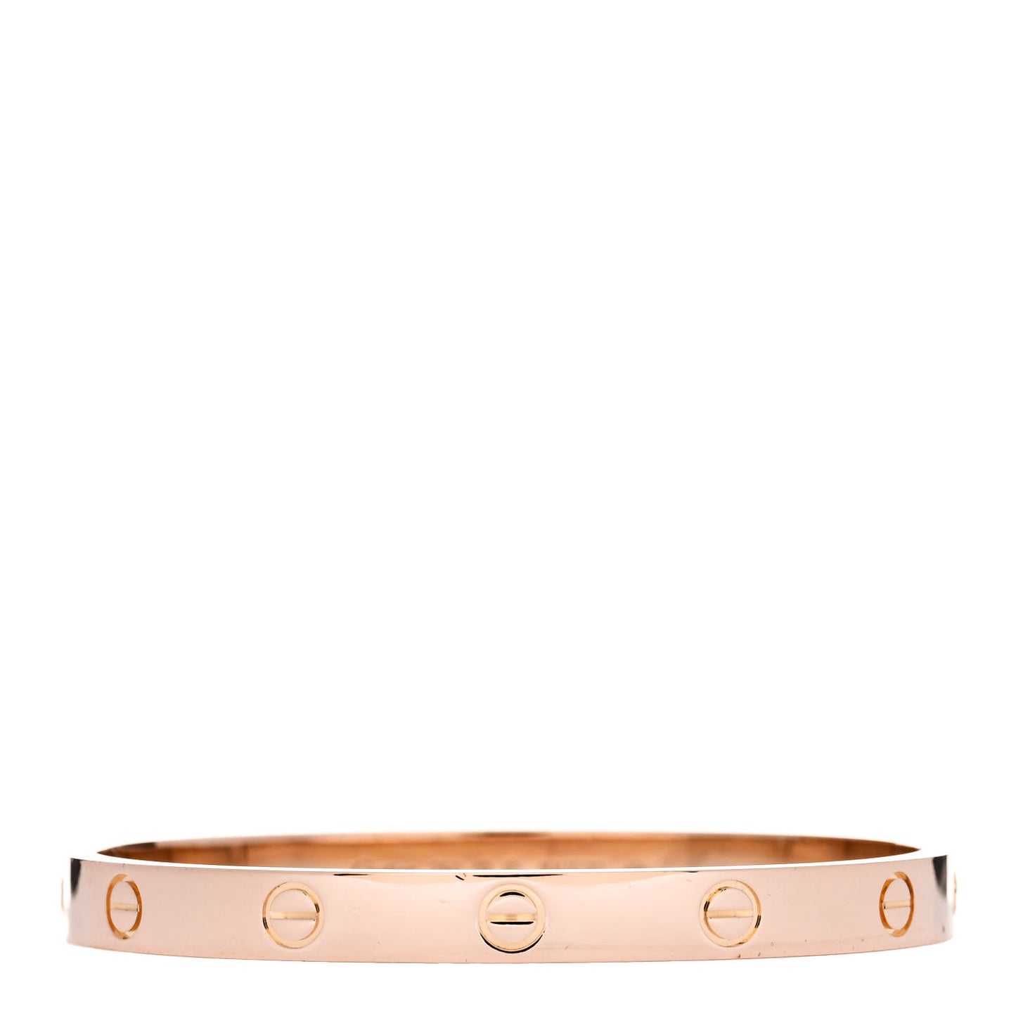 18K Pink Gold LOVE Bracelet 17