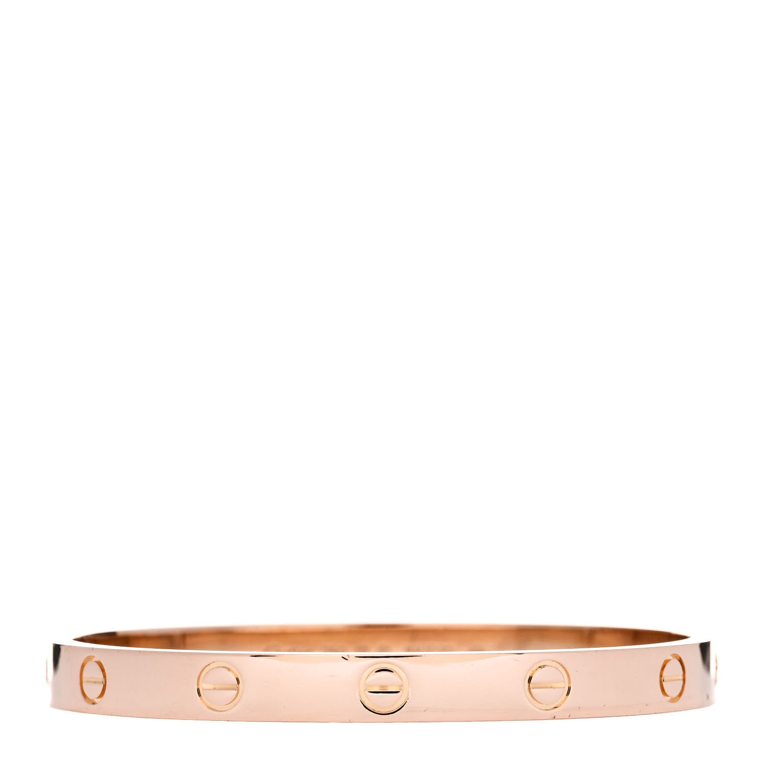 Cartier 18K Pink Gold LOVE Bracelet 17 2 of 5