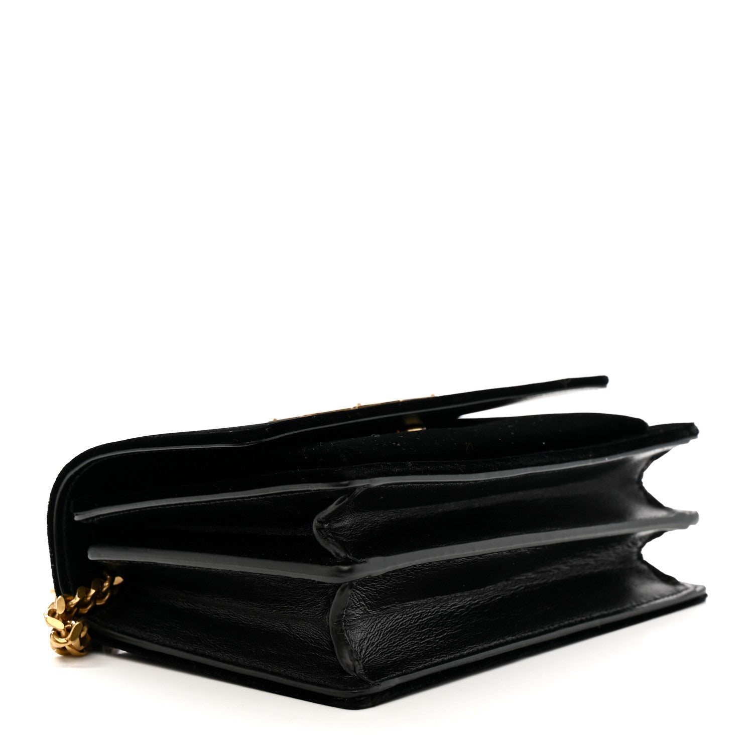 Saint Laurent Velvet Small Monogram Sunset Black 4 of 11
