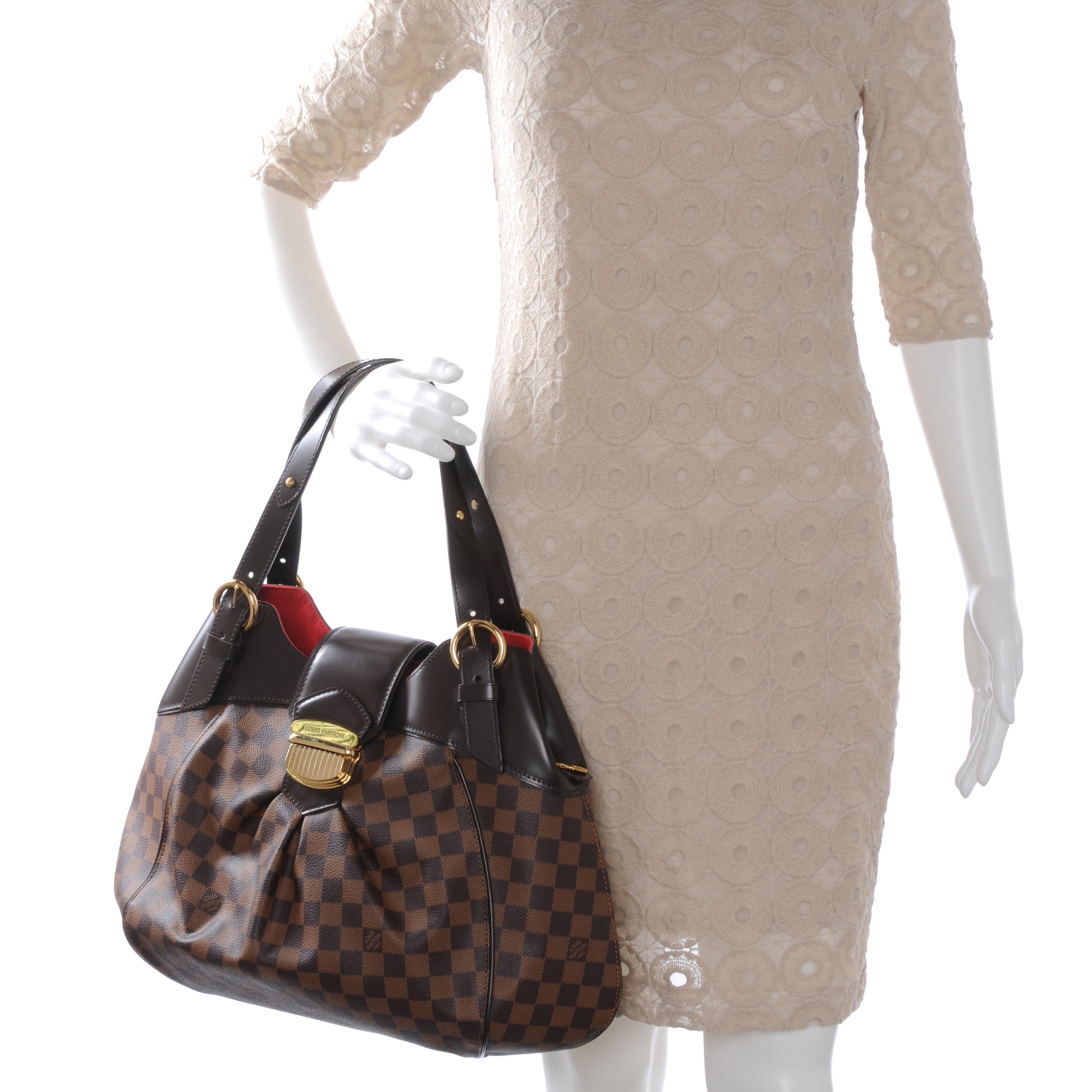 Louis Vuitton Damier Ebene Sistina GM 2 of 10