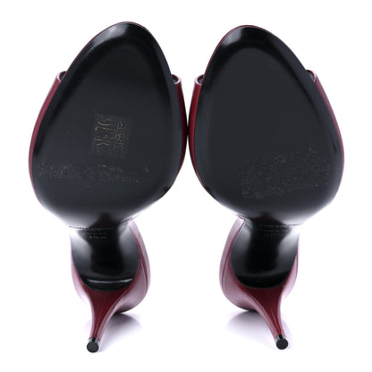 Saint Laurent Lambskin Sexy 95mm Pumps 38.5 Opyum Red 5 of 8