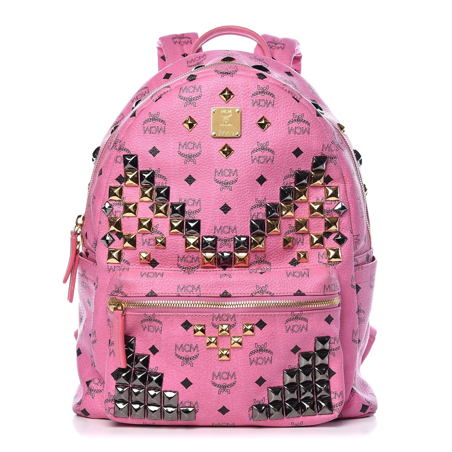 Visetos Studded Medium Stark M Backpack Pink