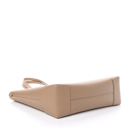 Burberry Calfskin TB Motif Embossed Medium Tote Camel 4 of 9