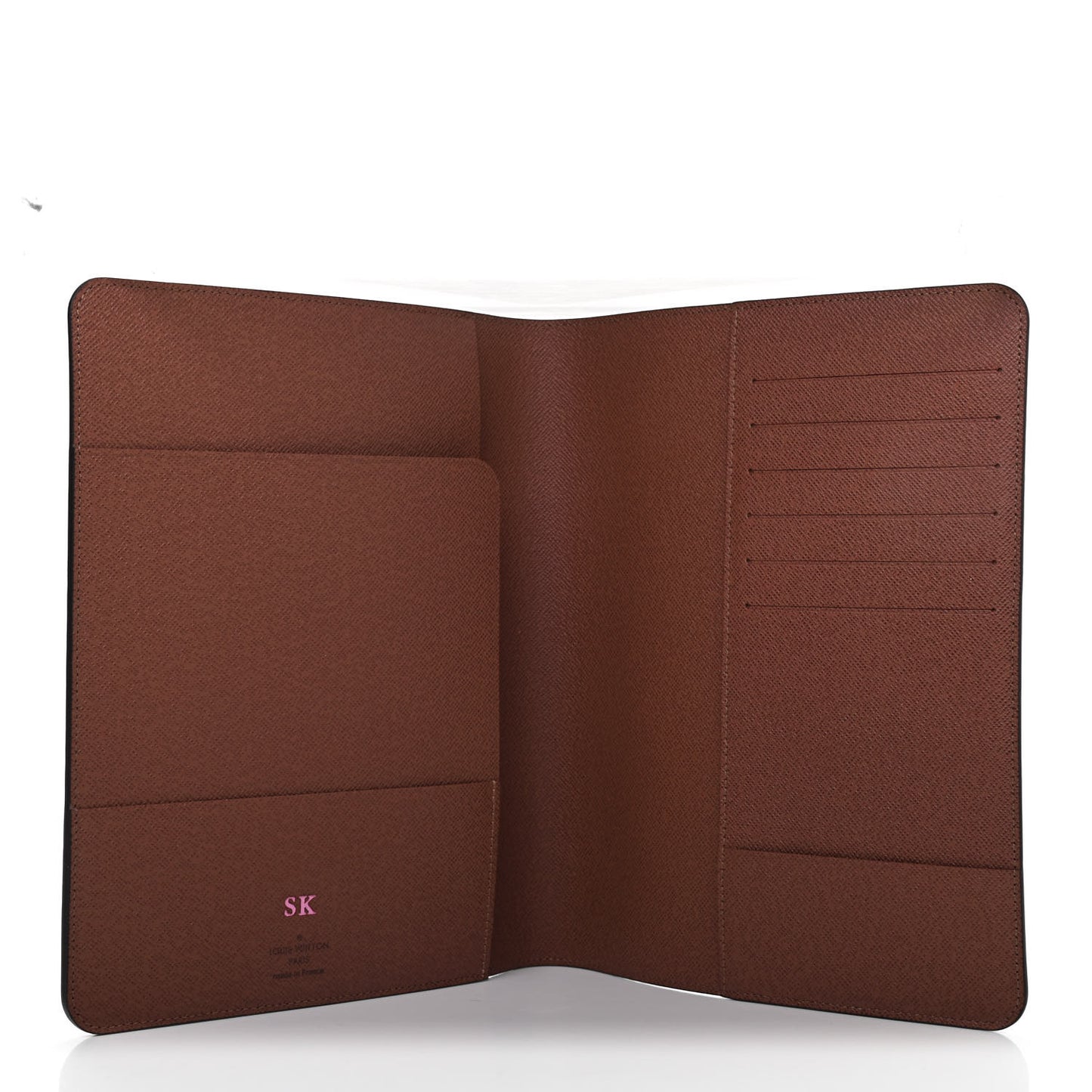 Monogram Desk Agenda Cover