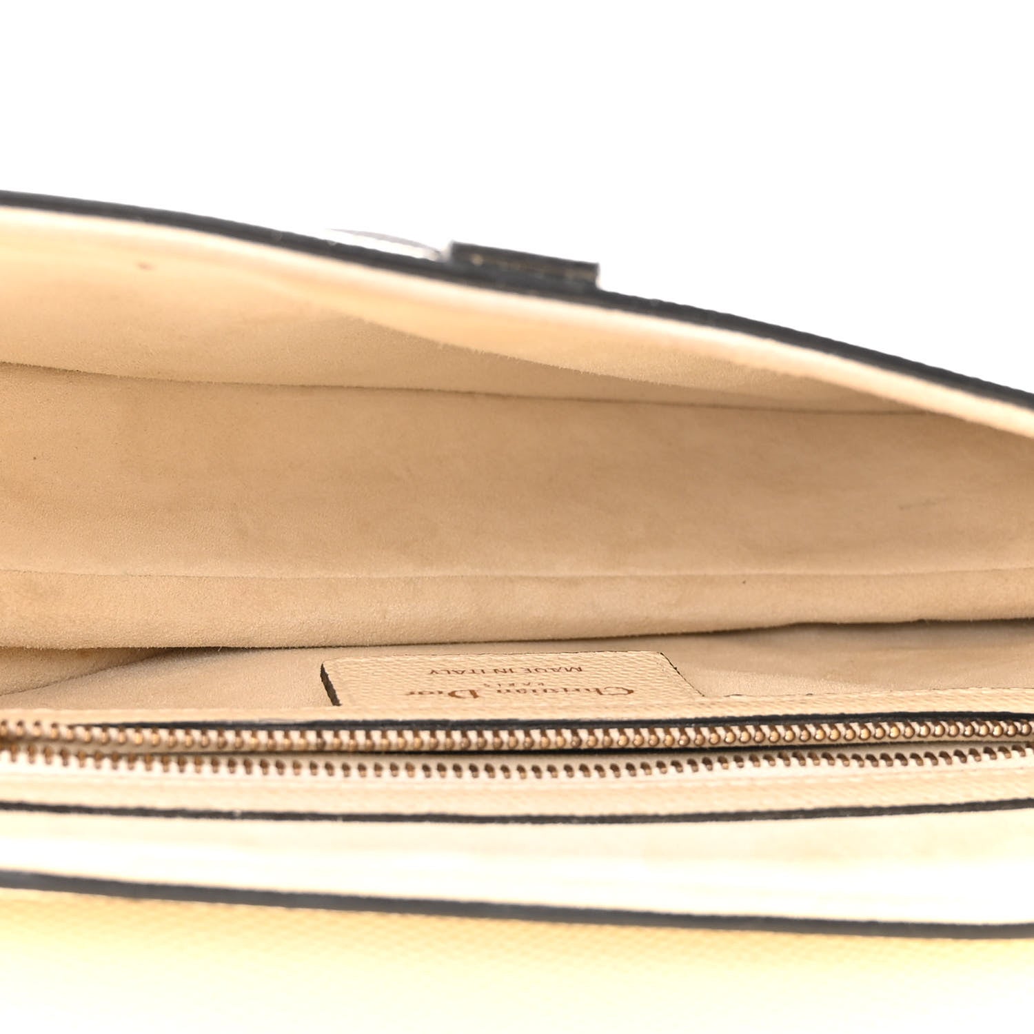 Christian Dior Grained Calfskin Saddle Bag White 5 of 18
