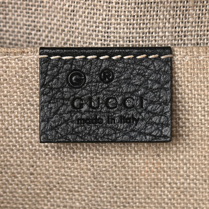 Gucci Dollar Calfskin Small GG Charm Dome Bag Black 6 of 10