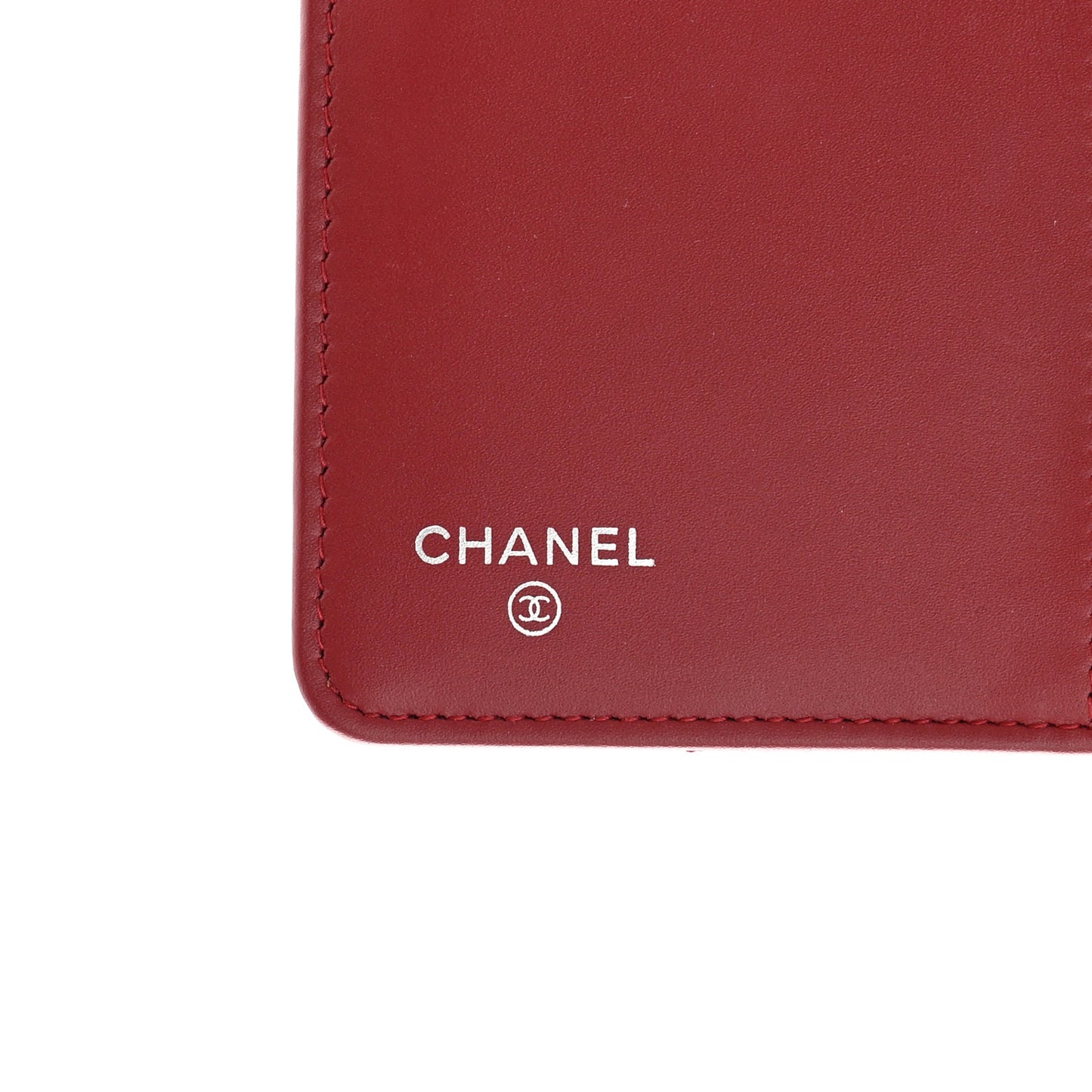 Caviar Quilted Yen Wallet Red