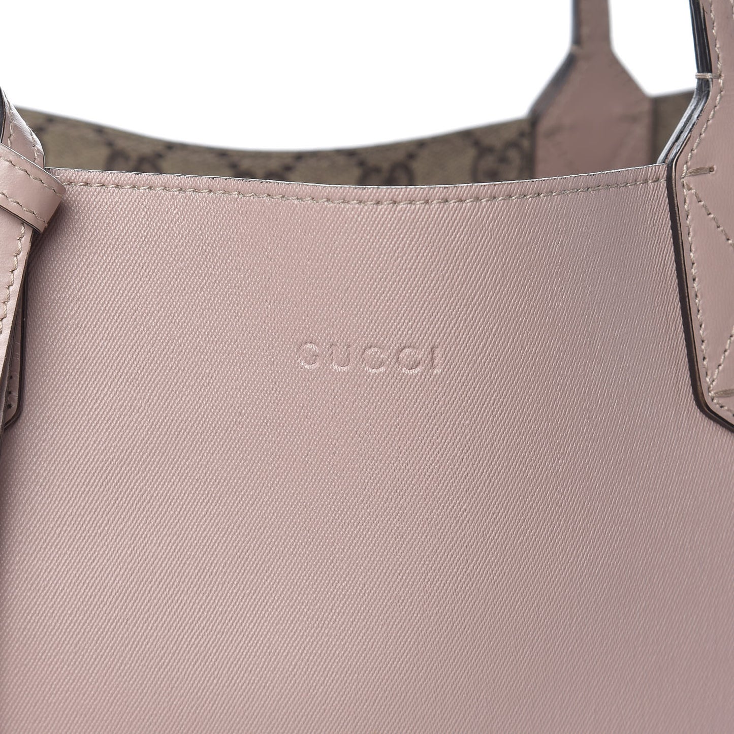 Calfskin GG Supreme Monogram Large Reversible Tote Dark Cipria