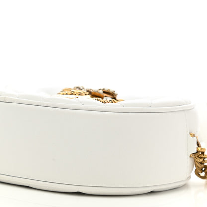 Dolce & Gabbana Smooth Calfskin Mini Devotion Camera Bag White 8 of 9