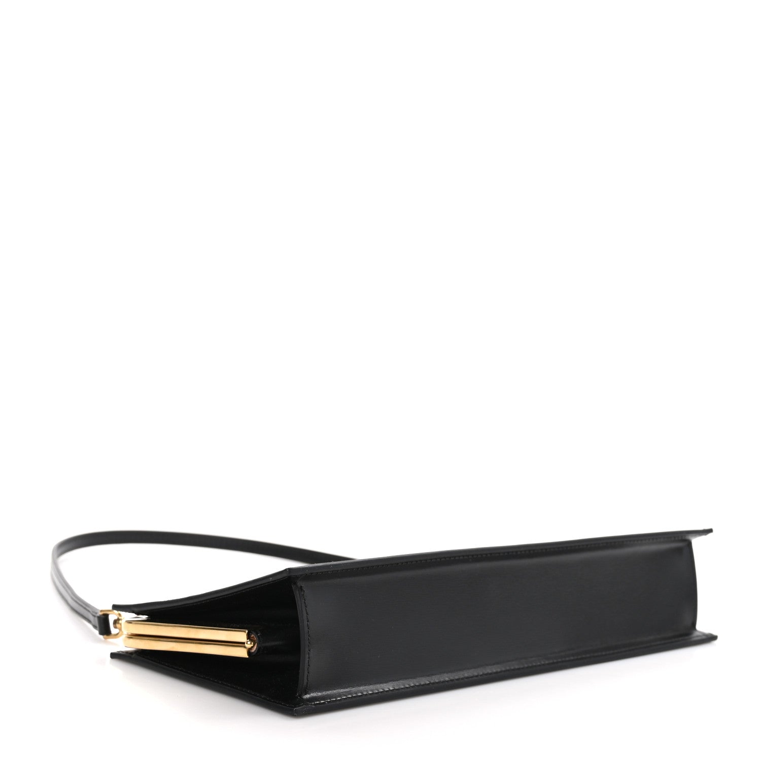 Jimmy Choo Box Calfskin Diamond Cocktail Clutch Black 4 of 9