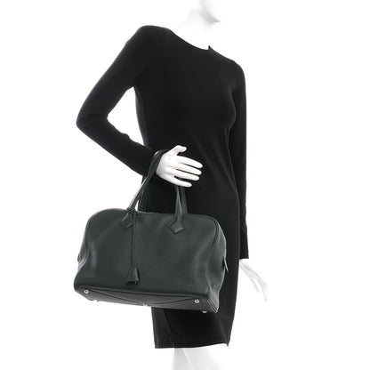 Hermes Taurillon Clemence Victoria II 35 Vert Fonce 2 of 9