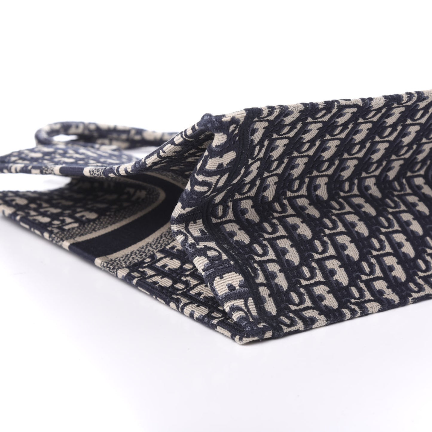 Oblique Book Tote Blue Multicolor