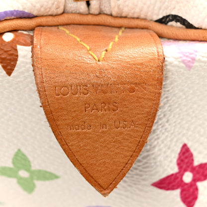 Louis Vuitton Monogram Multicolor Speedy 30 White 6 of 17