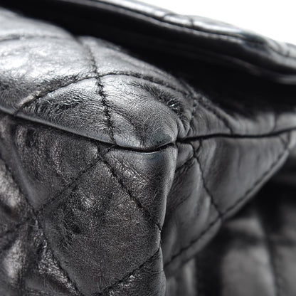Chanel Metallic Aged Calfskin Quilted 2.55 Reissue 227 Flap So Black 11 of 24