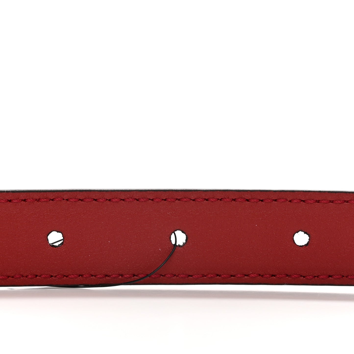 Plutone Calfskin Gucci Buckle 20mm Thin Belt 80 32 Rosso