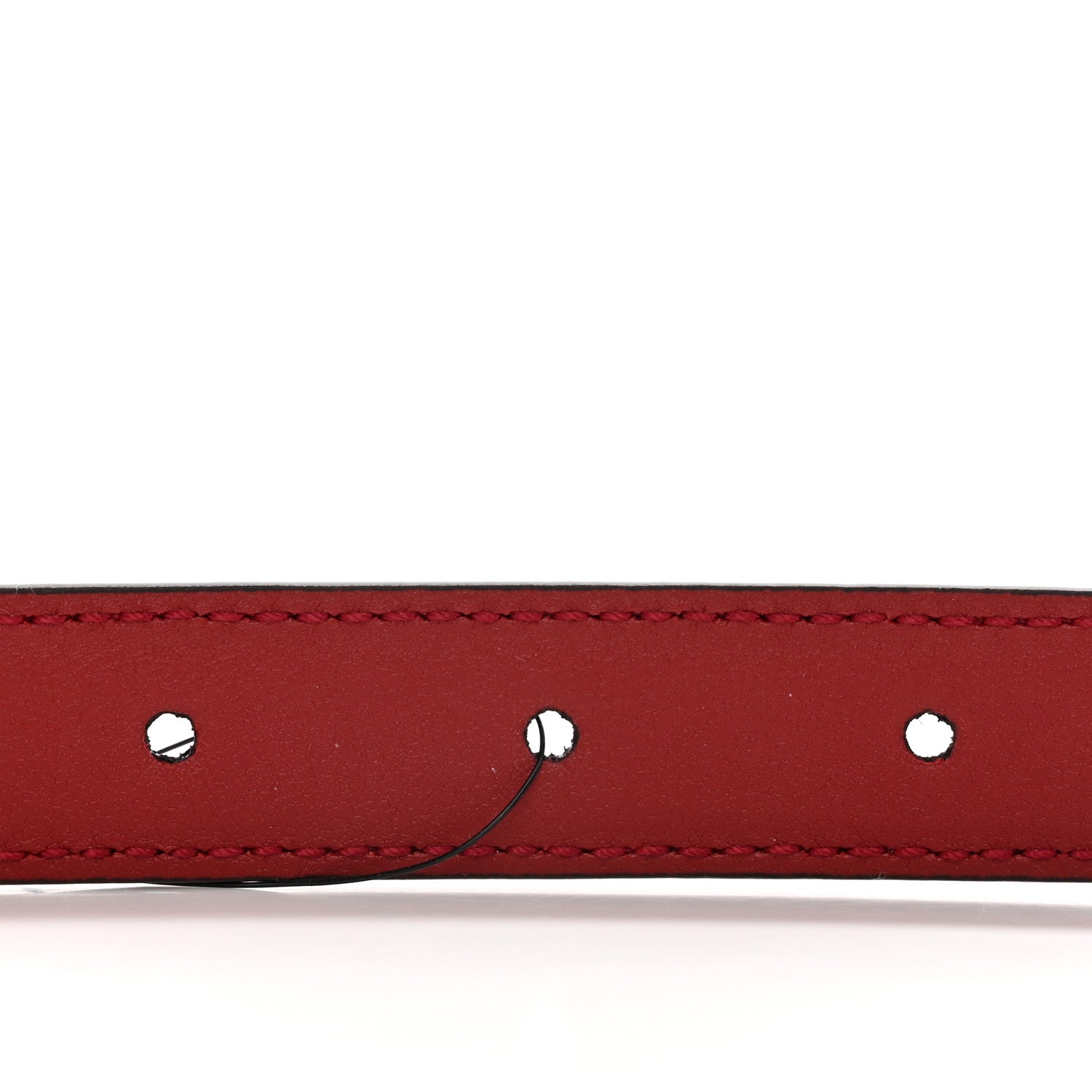 Gucci Plutone Calfskin Gucci Buckle 20mm Thin Belt 80 32 Rosso 6 of 6