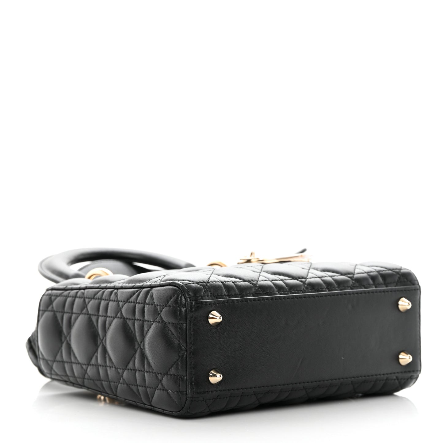 Lambskin Cannage Small My ABCDior Lady Dior Black