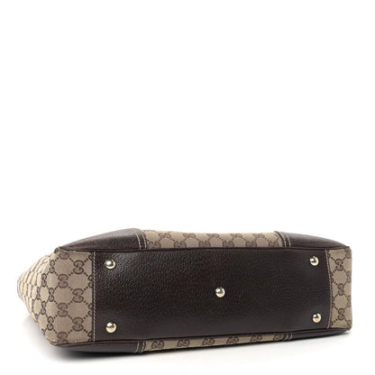 Gucci Monogram Medium Princy Tote Dark Brown 4 of 12