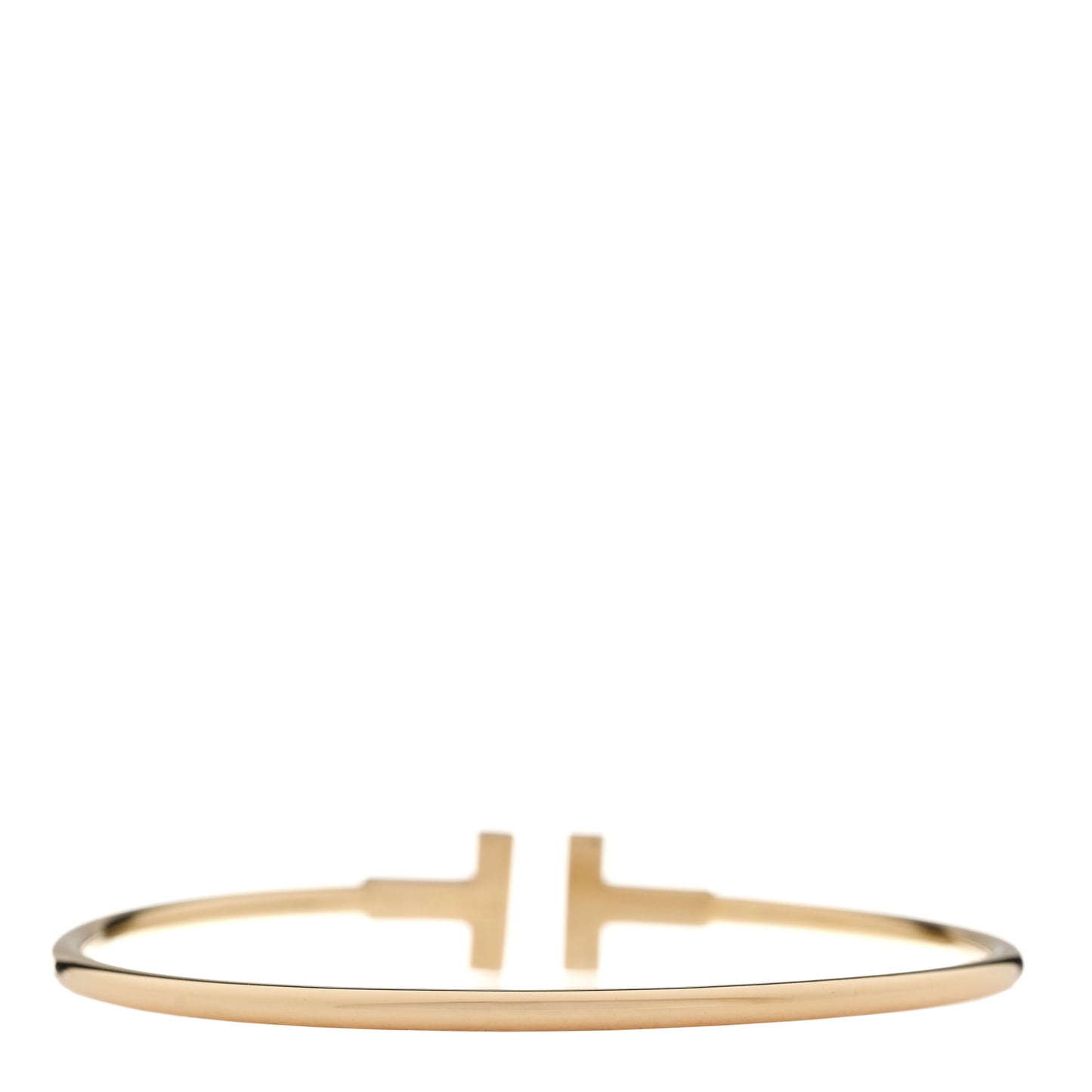 18K Yellow Gold T Wire Bracelet