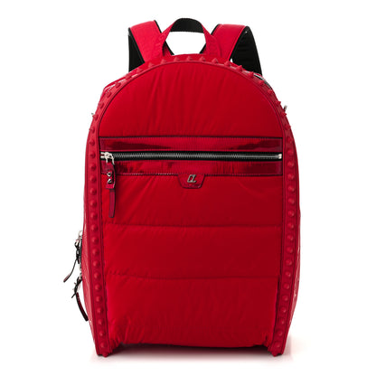 Christian Louboutin Doudoune Quilted Nylon Backparis Spiked Backpack Loubi 1 of 10
