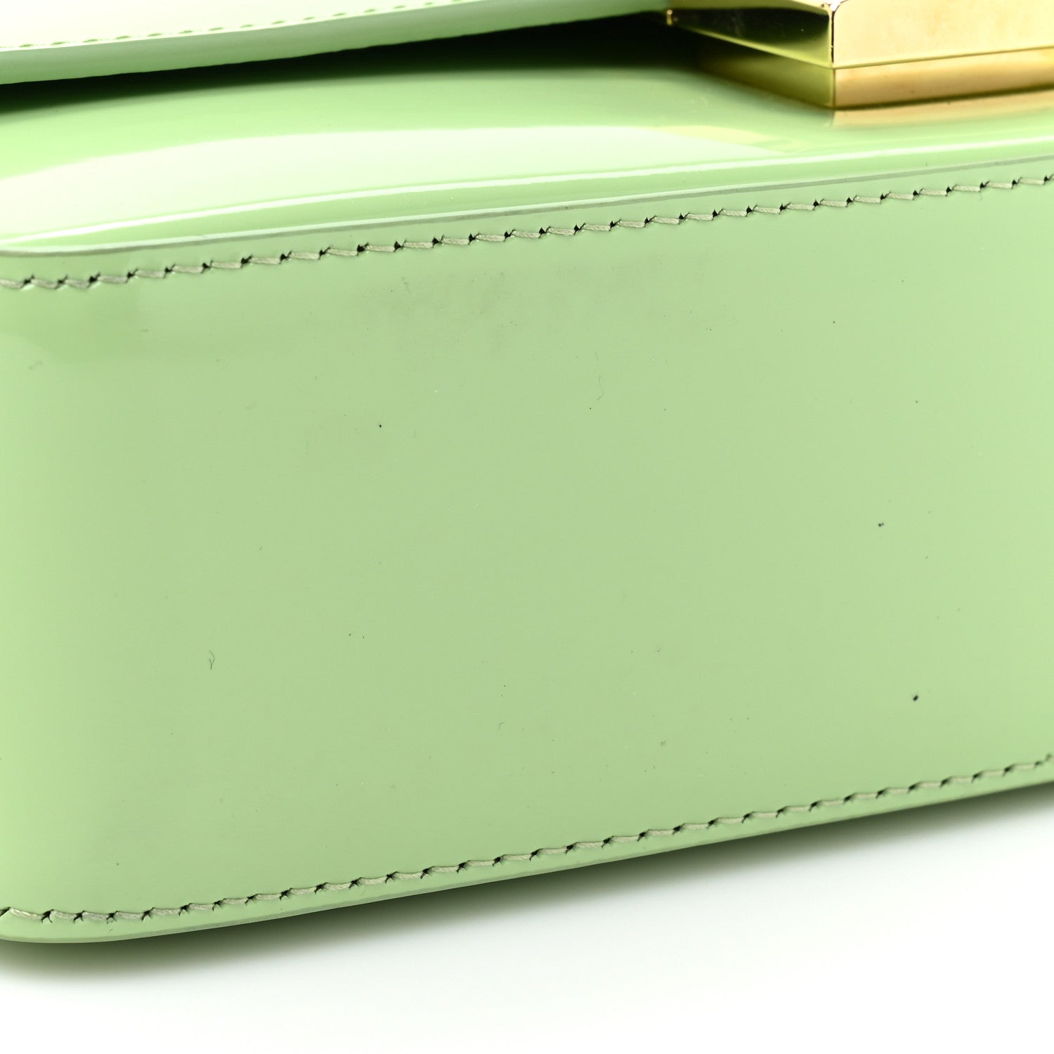 Givenchy Box Calfskin Medium 4G Cube Chain Shoulder Bag Pistachio 12 of 12