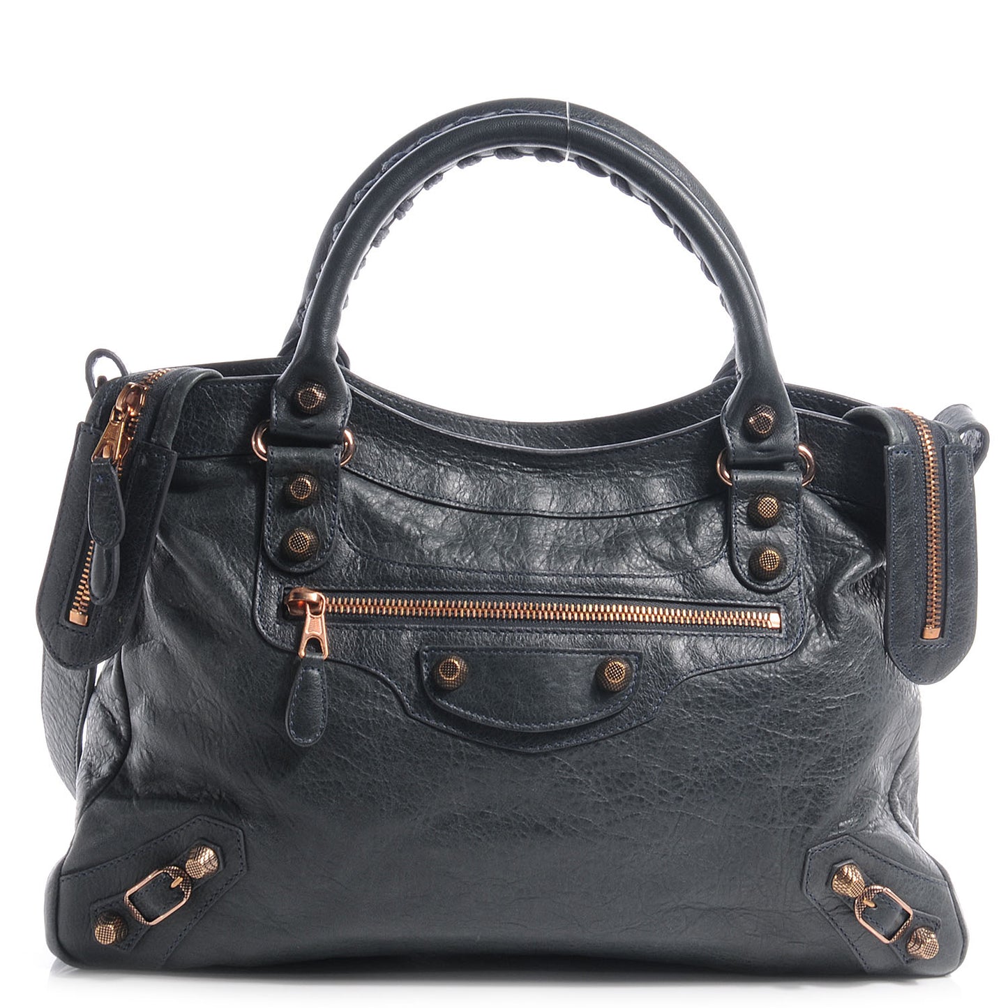 Agneau Giant 12 Rose Gold Hardware Town Anthracite