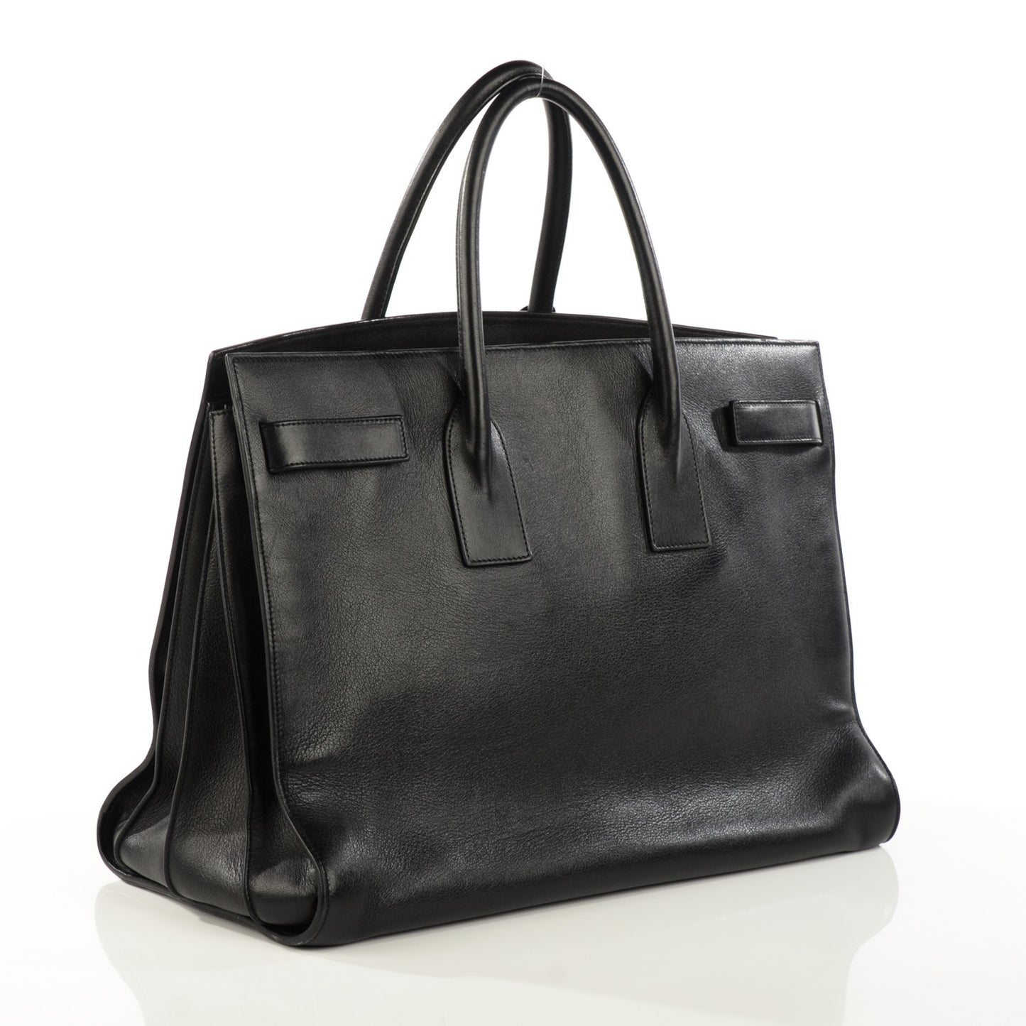 Calfskin Large Sac De Jour Carryall Black