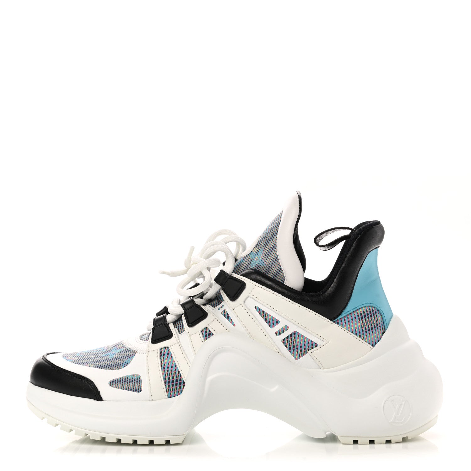 Louis Vuitton Calfskin Pop LV Archlight Sneakers 41 Blue 1 of 9