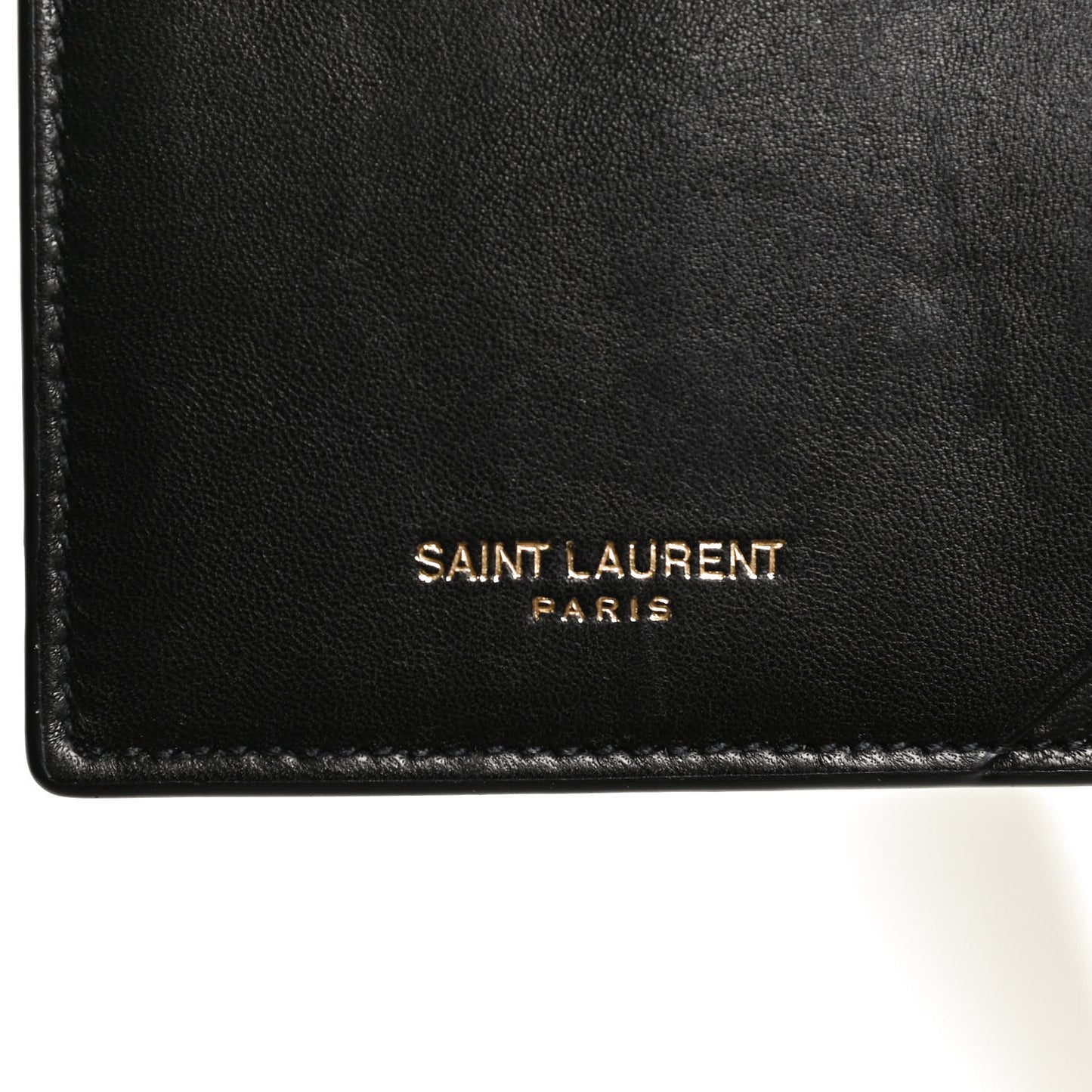 Calfskin 5 Fragments Card Holder Black
