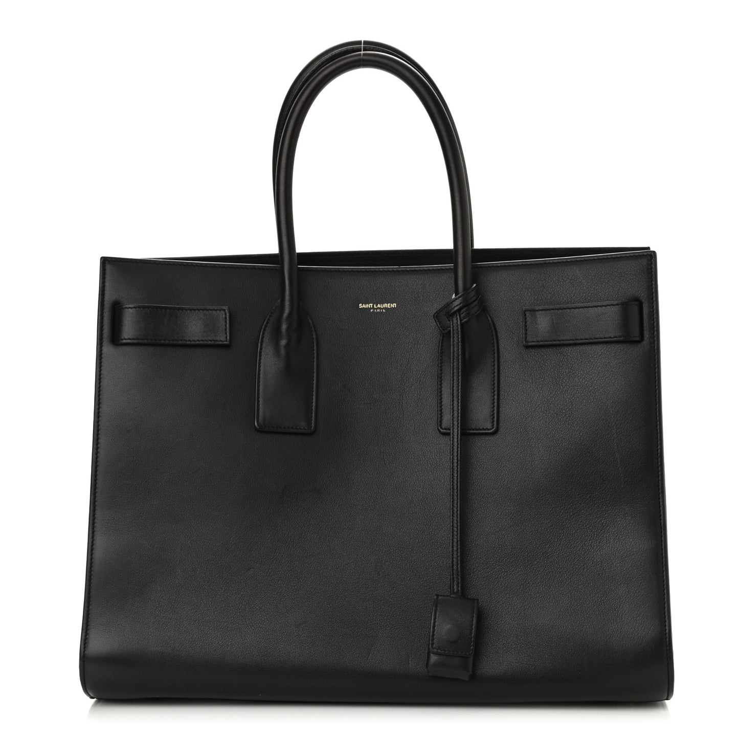 Calfskin Large Sac De Jour Carryall Black