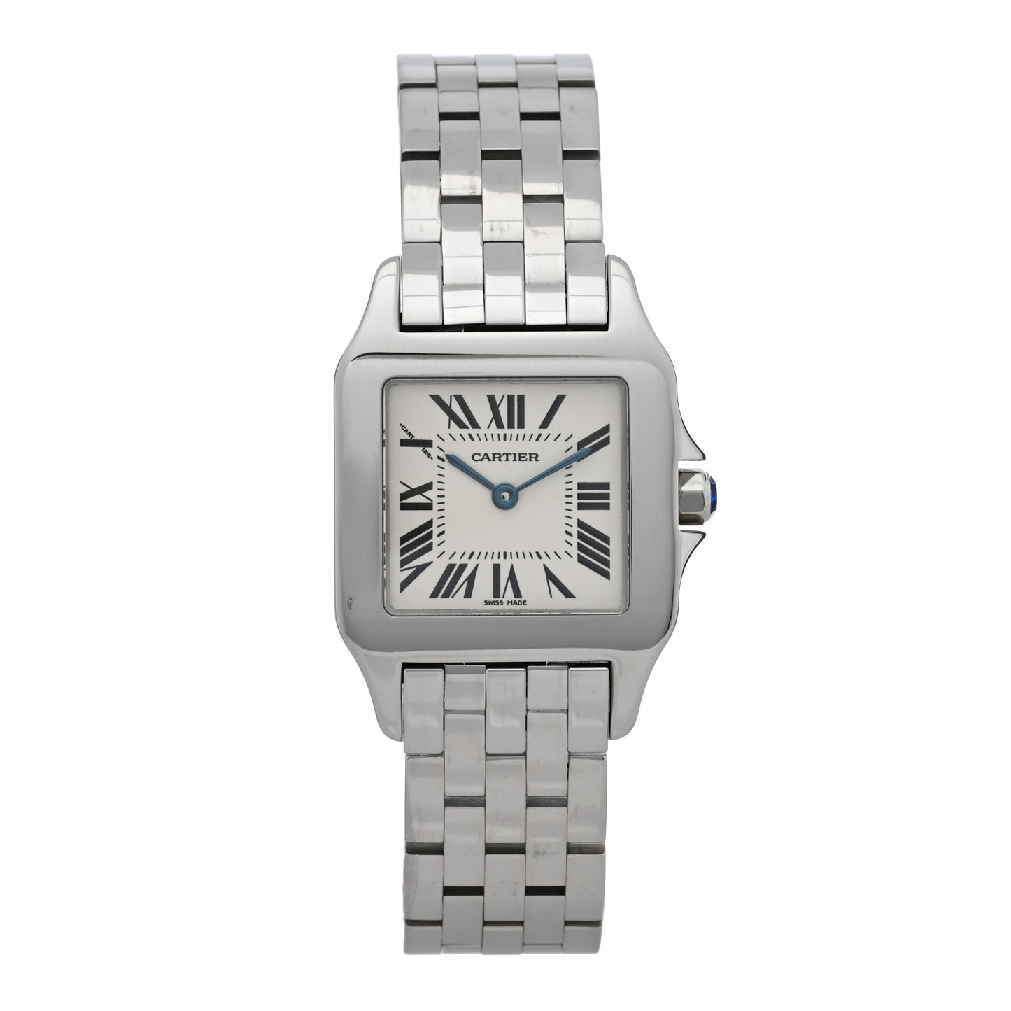 Stainless Steel 26mm Santos Demoiselle Quartz Watch